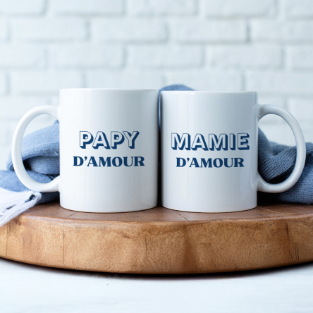 mug duo mamie papy d'amour