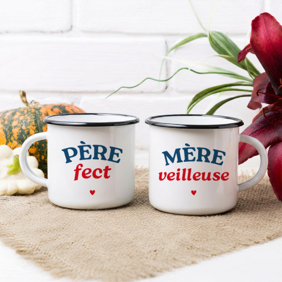 mug duo mère veilleuse et père fect
