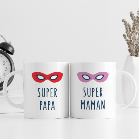 mug duo super maman papa