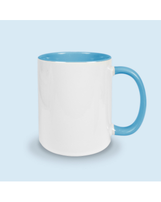 tasse bleu personnalisable