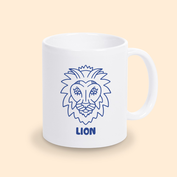 mug lion