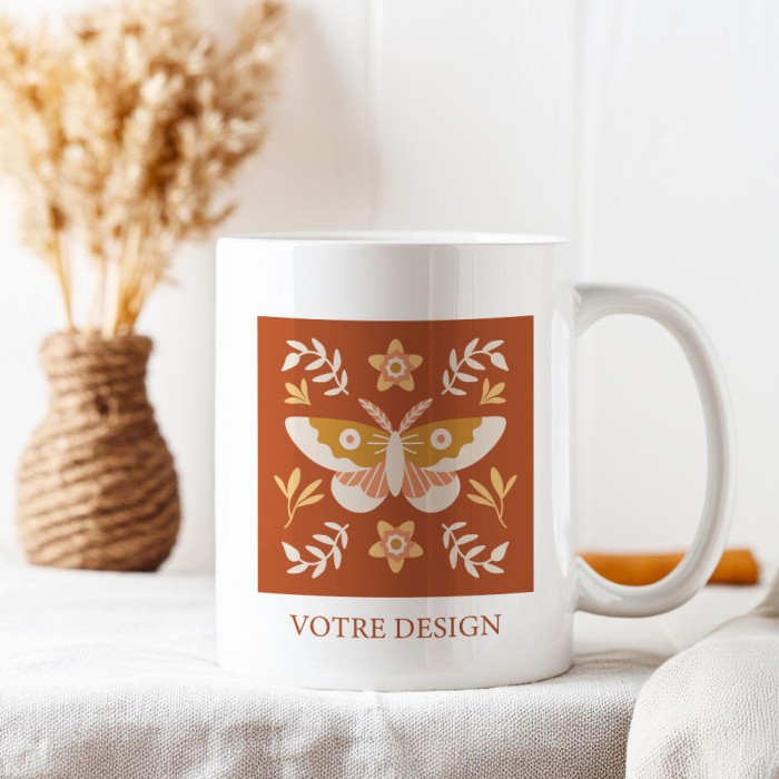 mug blanc personnalisé