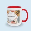 mug rouge personnalisé