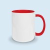 tasse rouge personnalisable