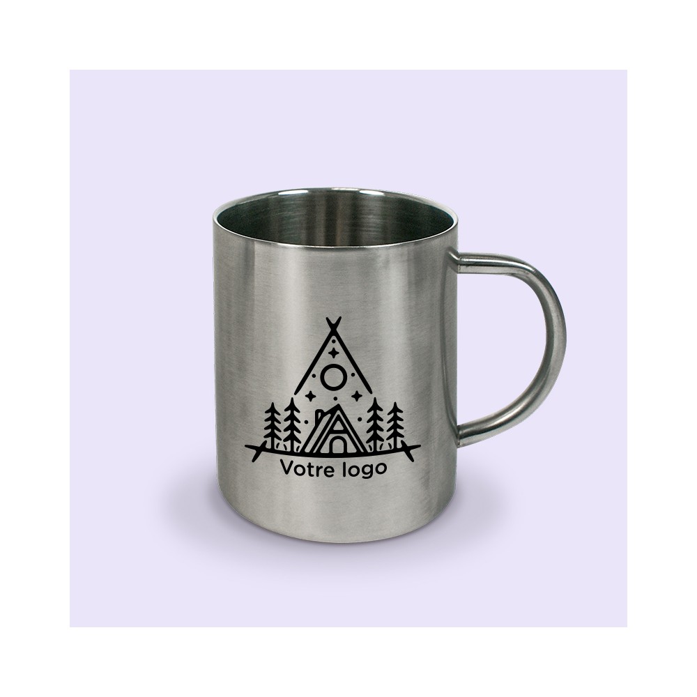 tasse inox personnalisée