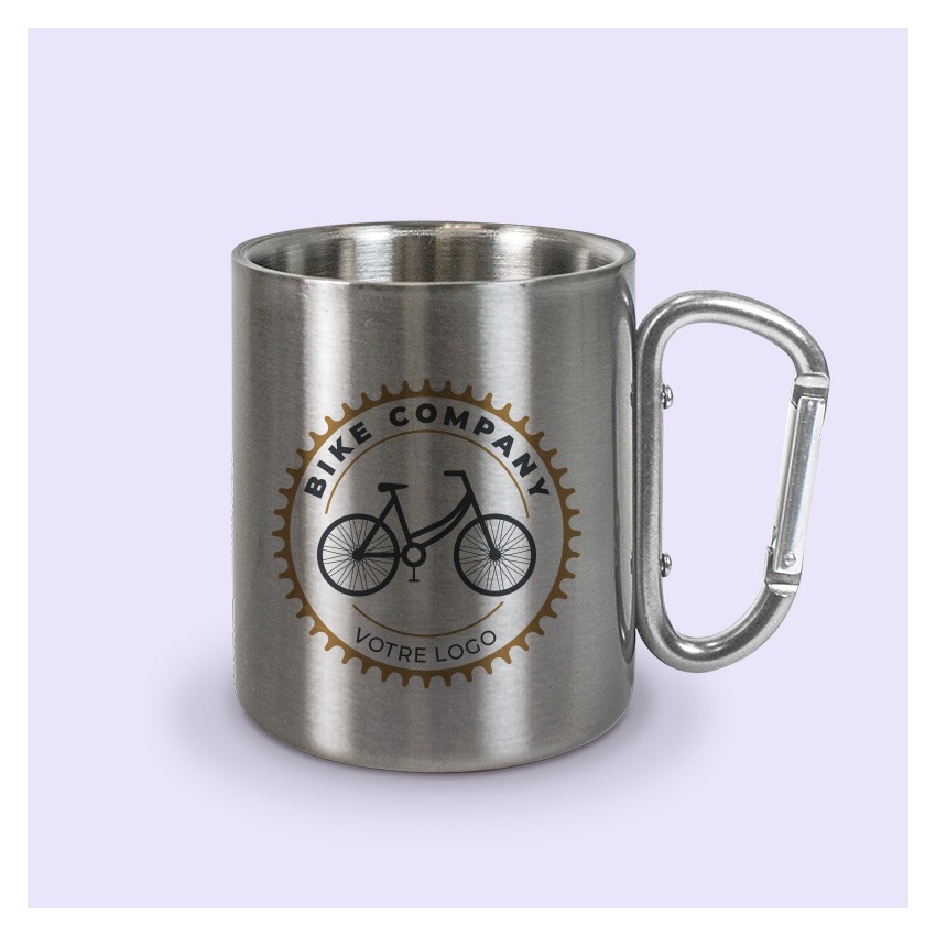 tasse mousqueton personnalisée
