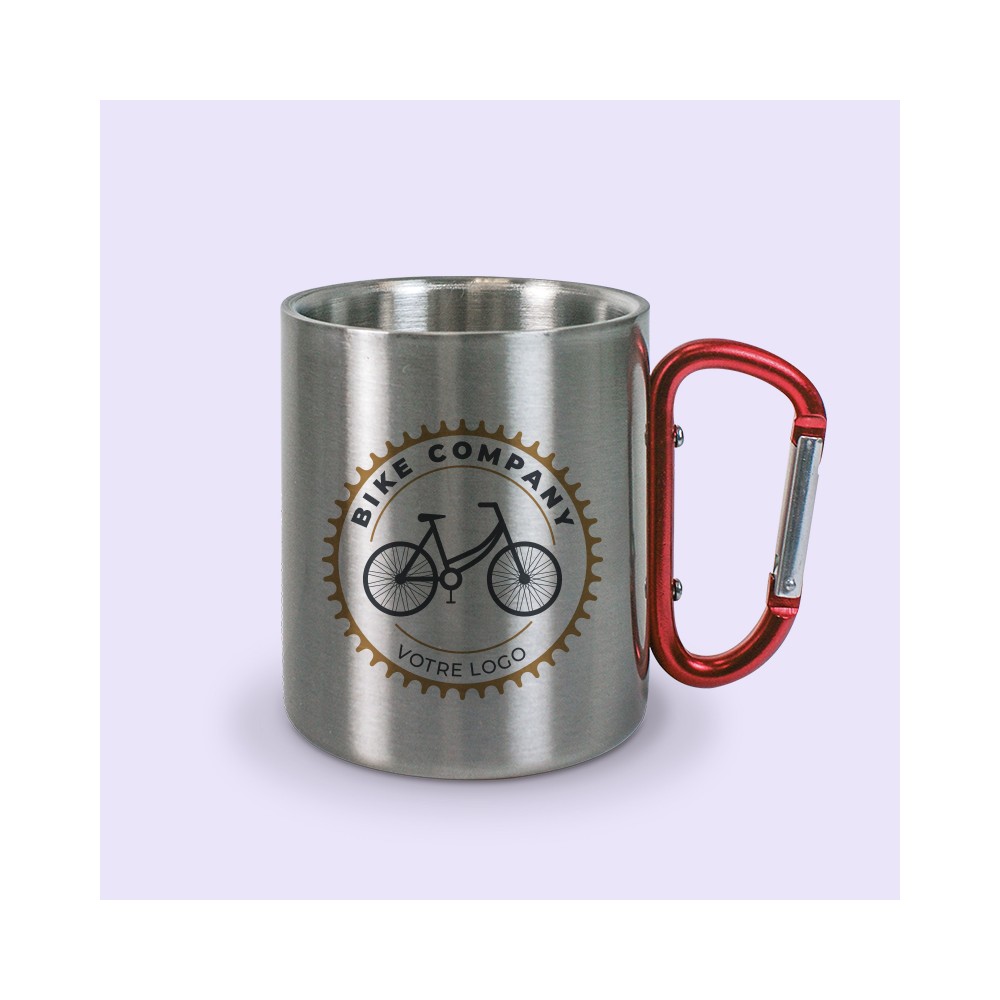 mug mousqueton personnalisé