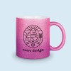 mug paillettes rose personnalisé