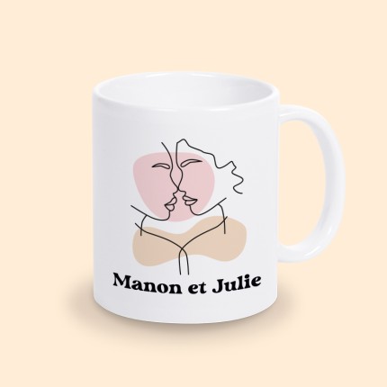 mug personnalisé st valentin couple