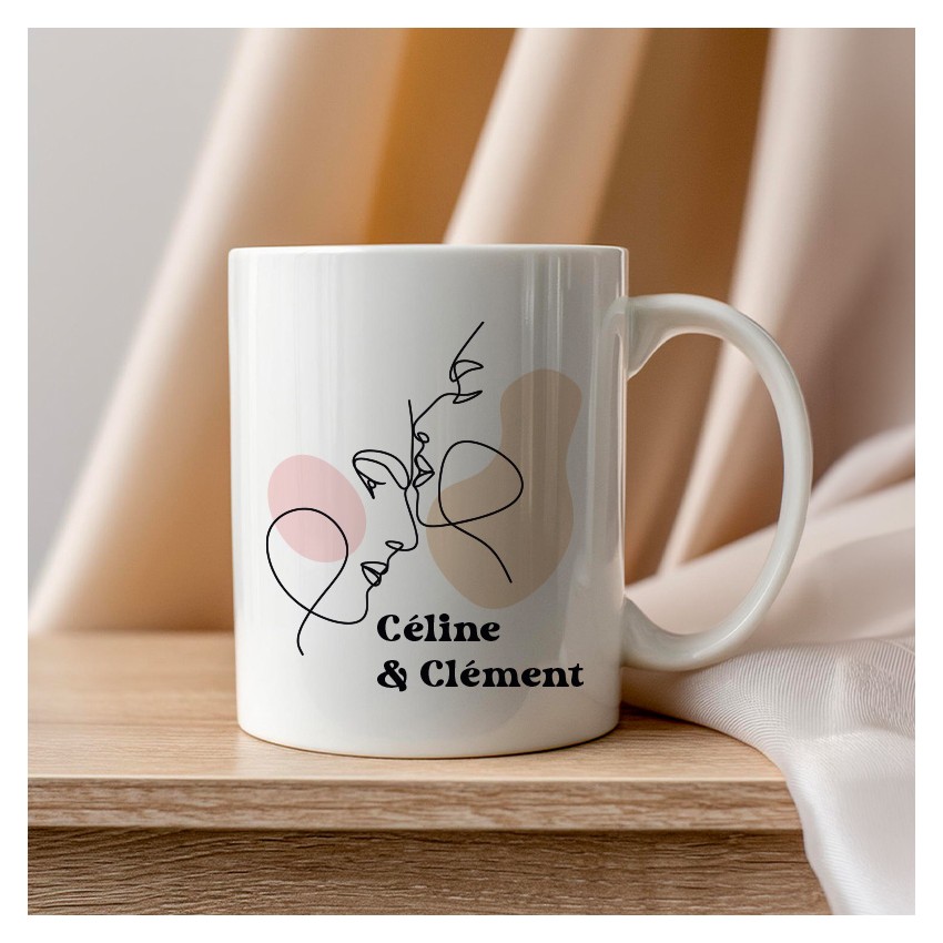 mug personnalisé st valentin amoureux