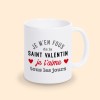 mug saint valentin je t'aime