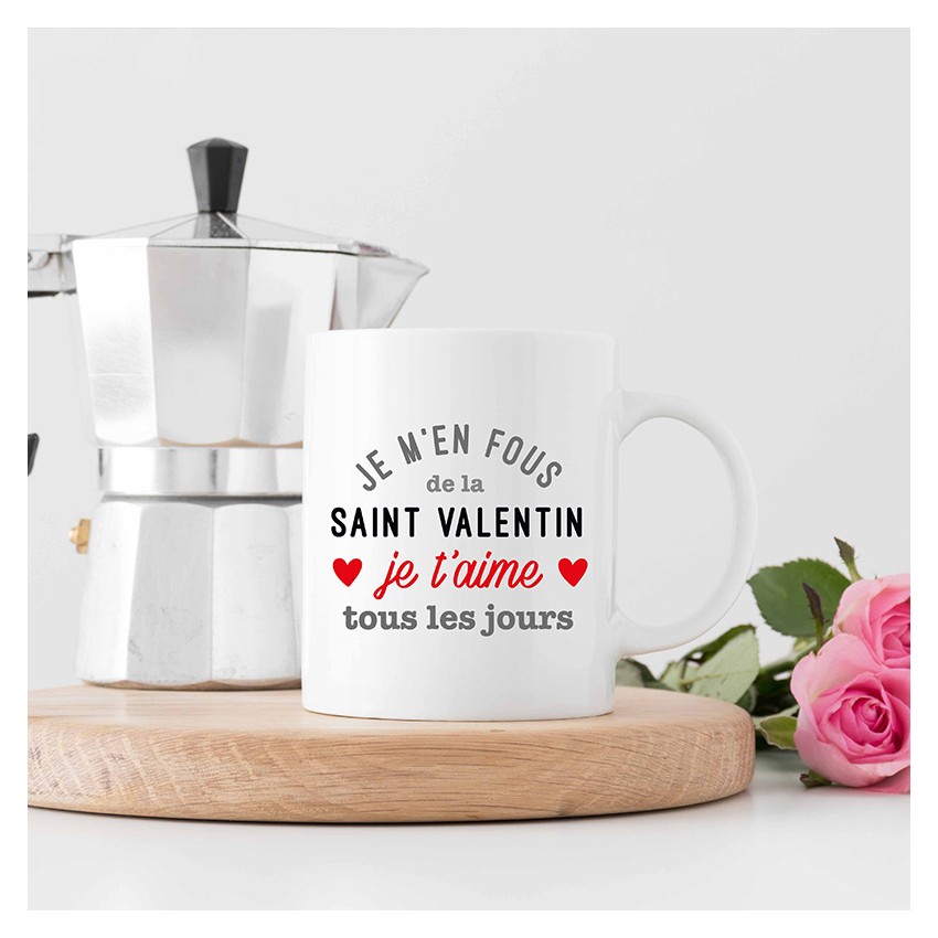mockup mug saint valentin je t'aime