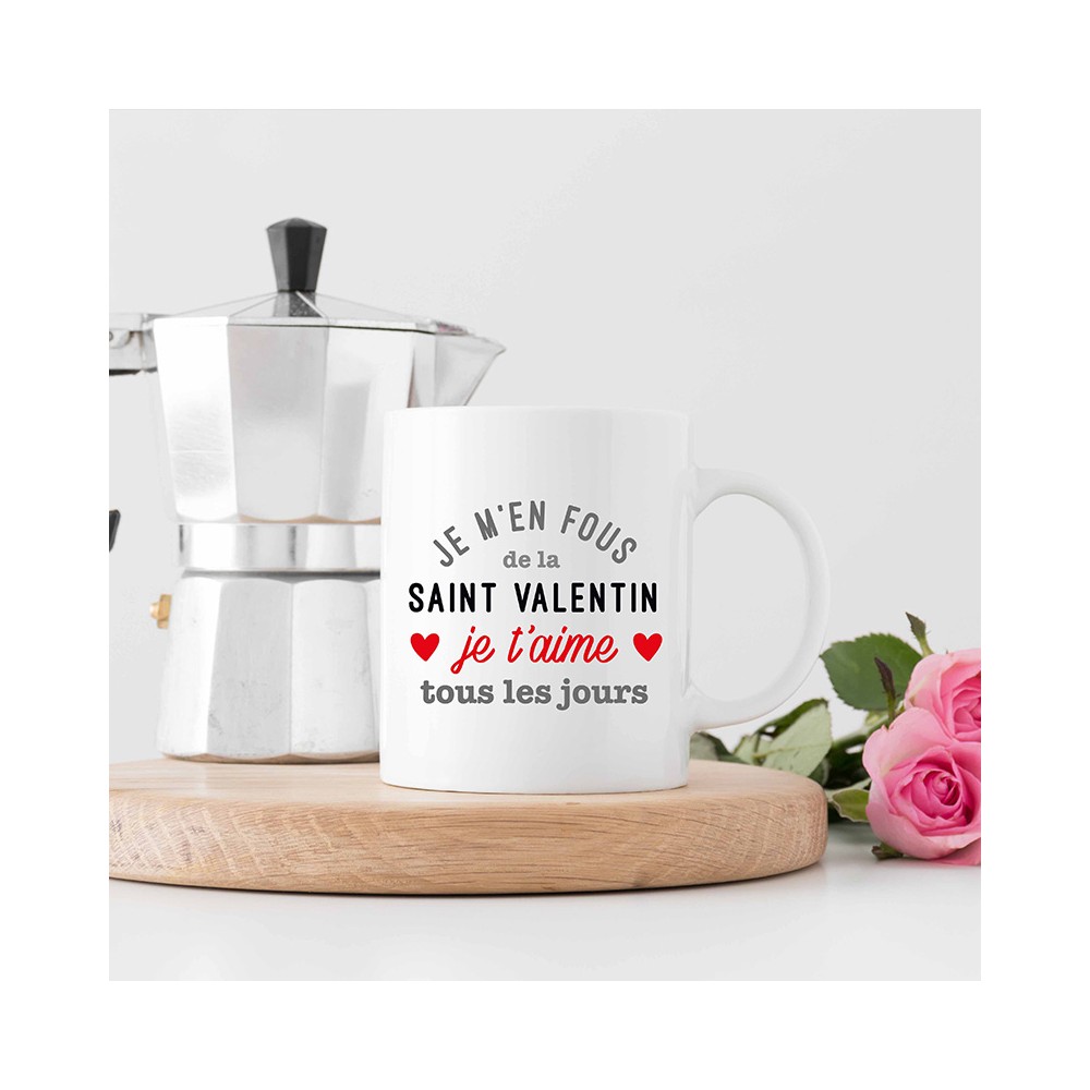 mockup mug saint valentin je t'aime