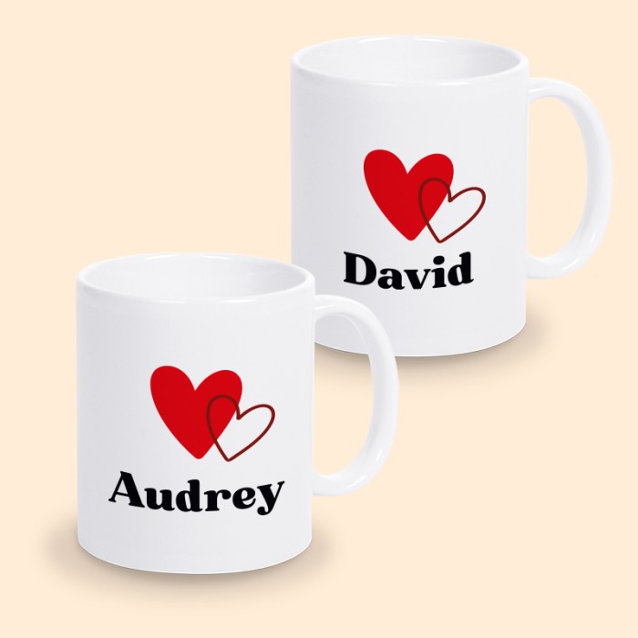mug amour personnalisé