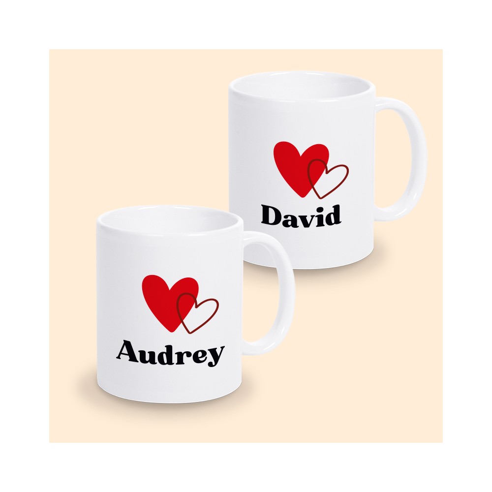 mug amour personnalisé