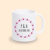 mug avec initiales