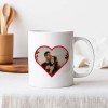 tasse photo coeur personnalisée