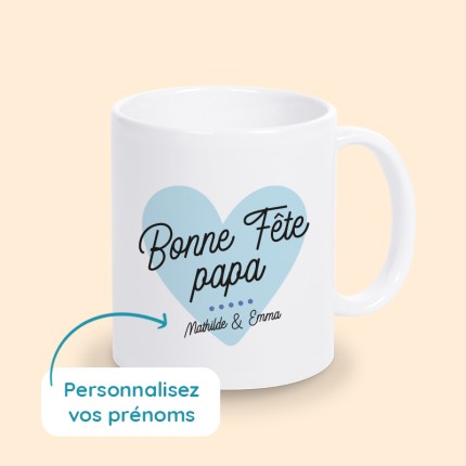 mug bonne fête papa personnalisé