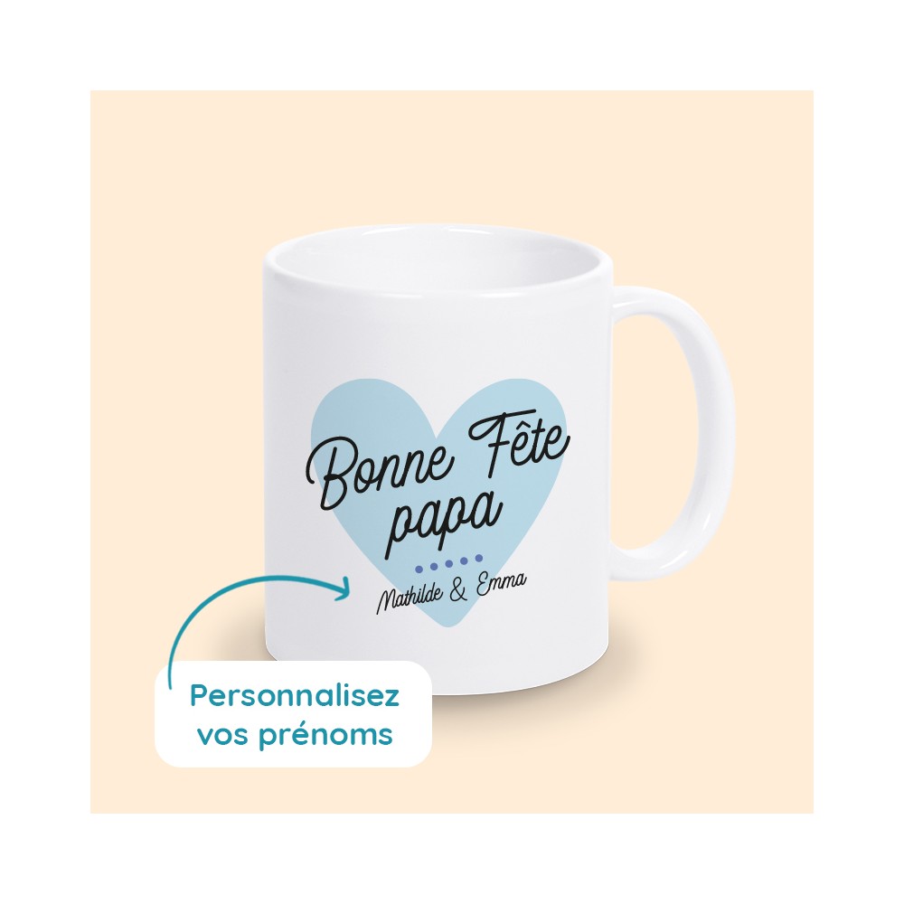 mug bonne fête papa personnalisé