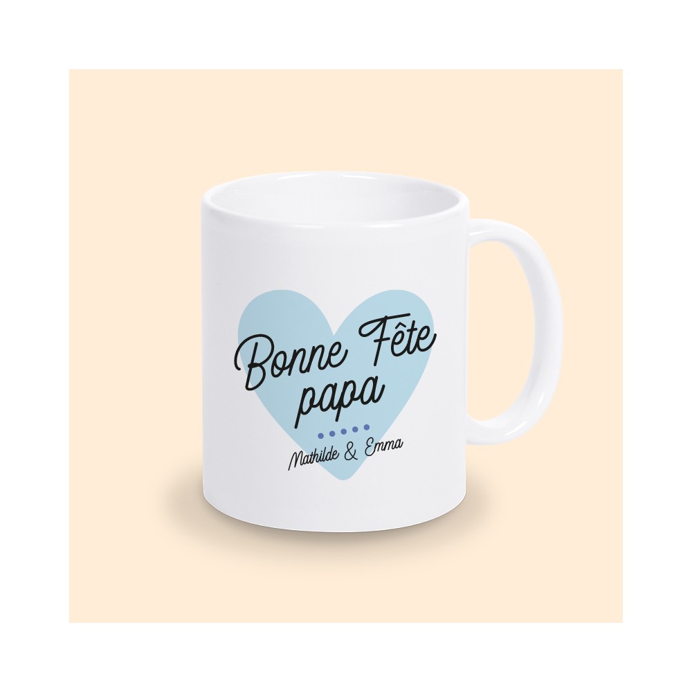 mug personnalisé fête des pères