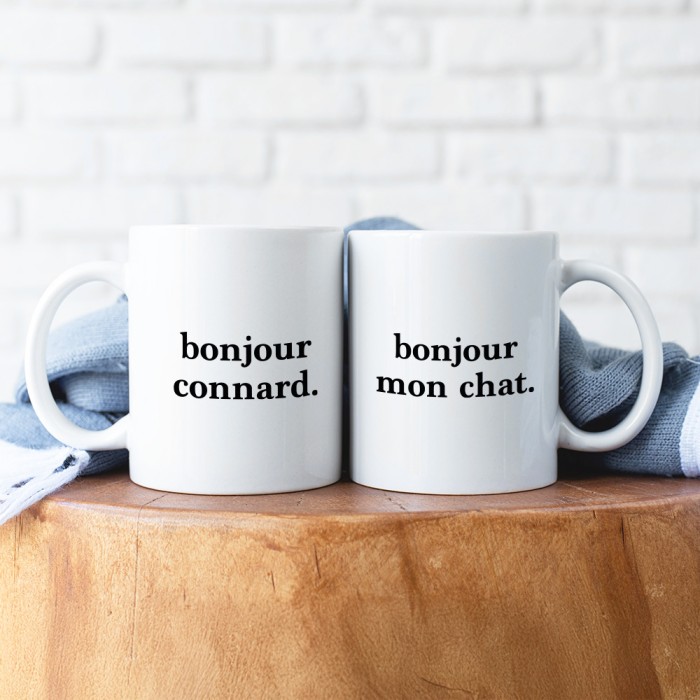 mugs bonjour couple