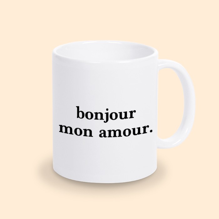 mug bonjour mon amour