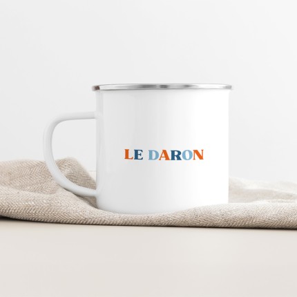 tasse émaillée le daron