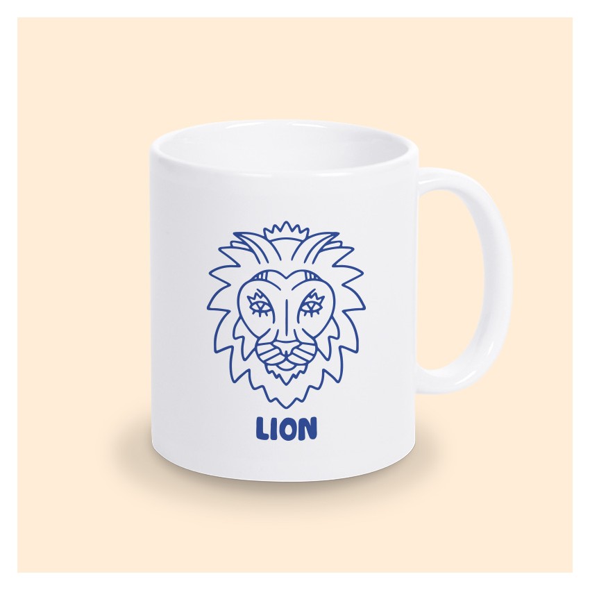 mug lion
