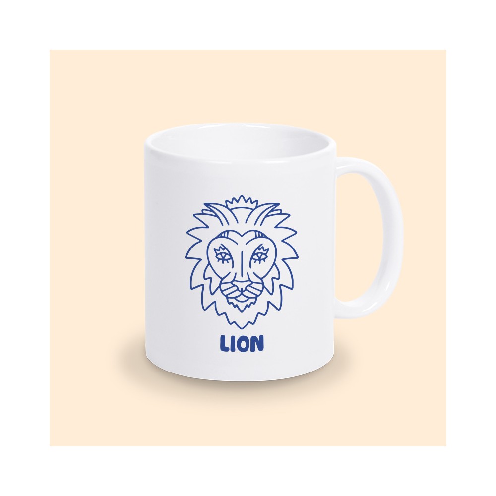 mug lion
