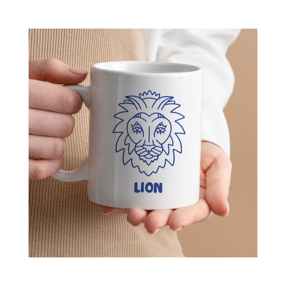 mug lion