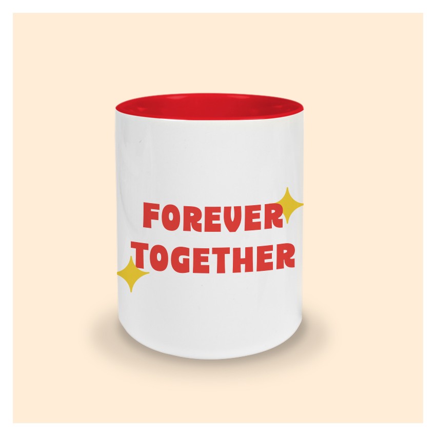 mug rouge forever together