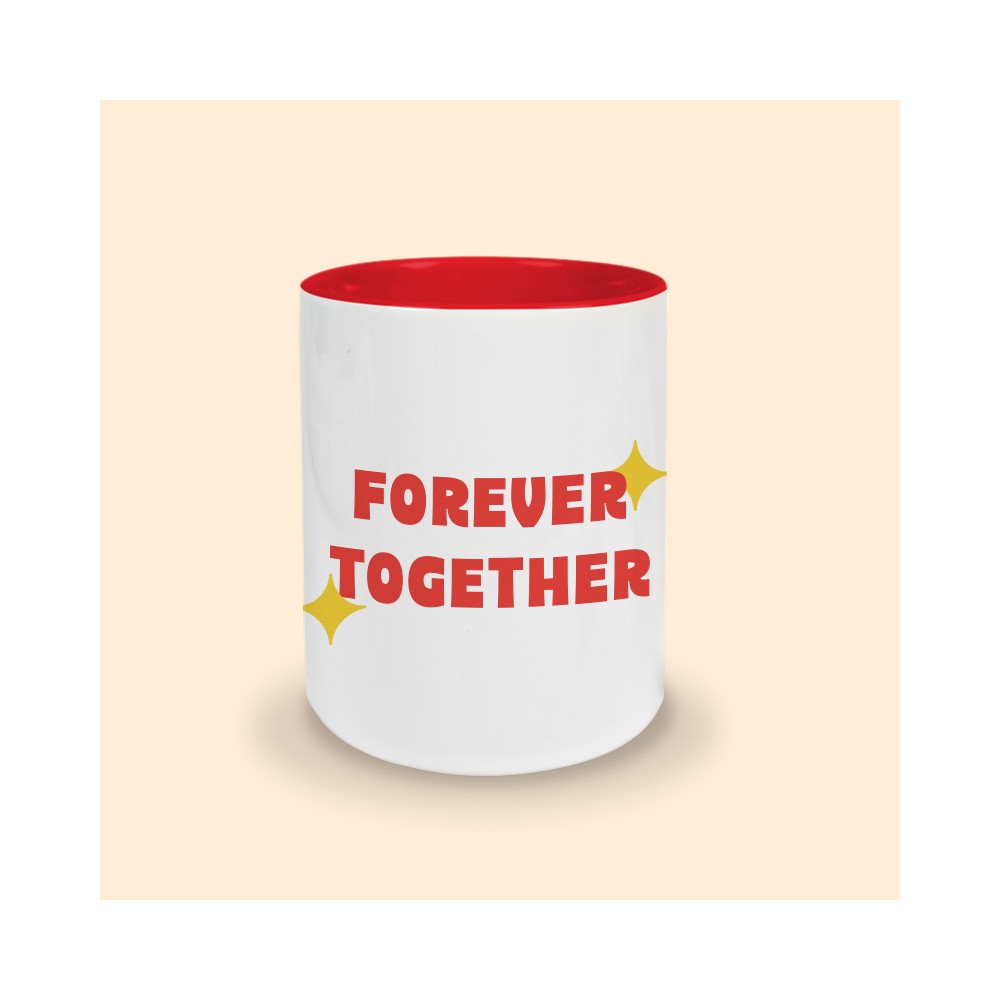 mug rouge forever together