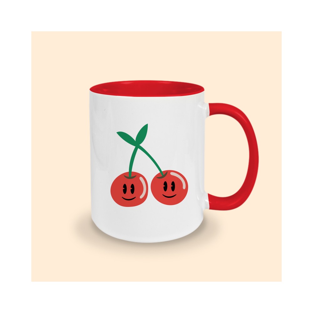 mug rouge cerise