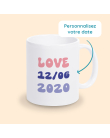 mug disco couple personnalisé