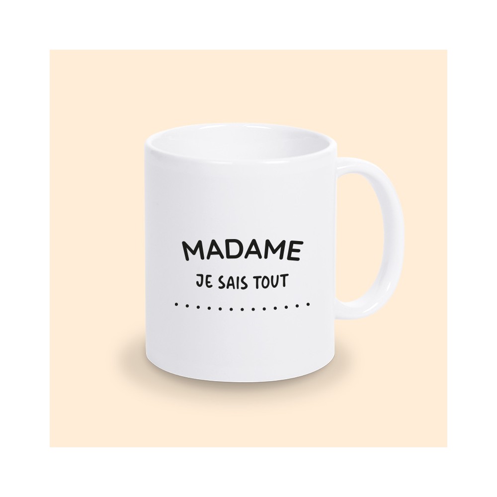 mug madame je sais tout