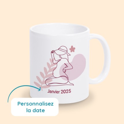 mug annonce grossesse personnalisé