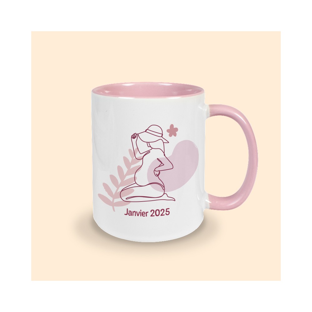 mug personnalisé annonce grossesse