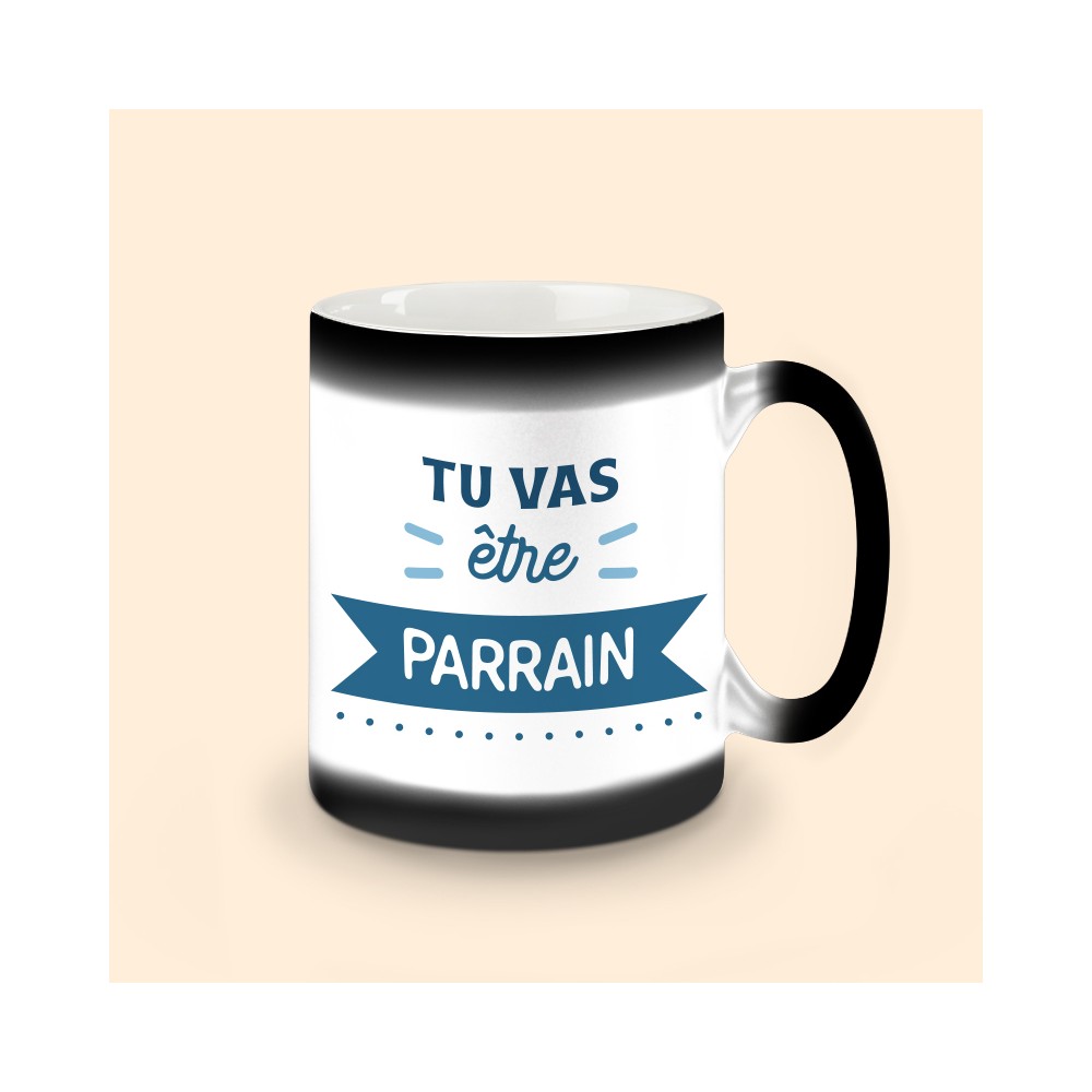 mug magique tu vas être parrain