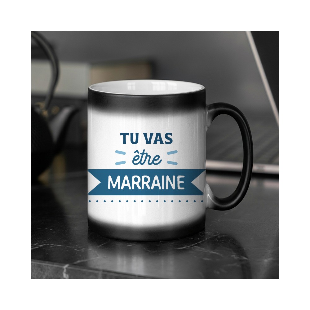 mug magique tu vas être marraine