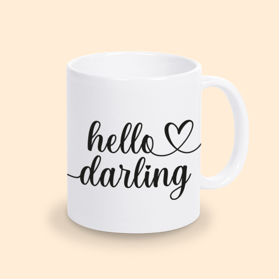 mug hello darling