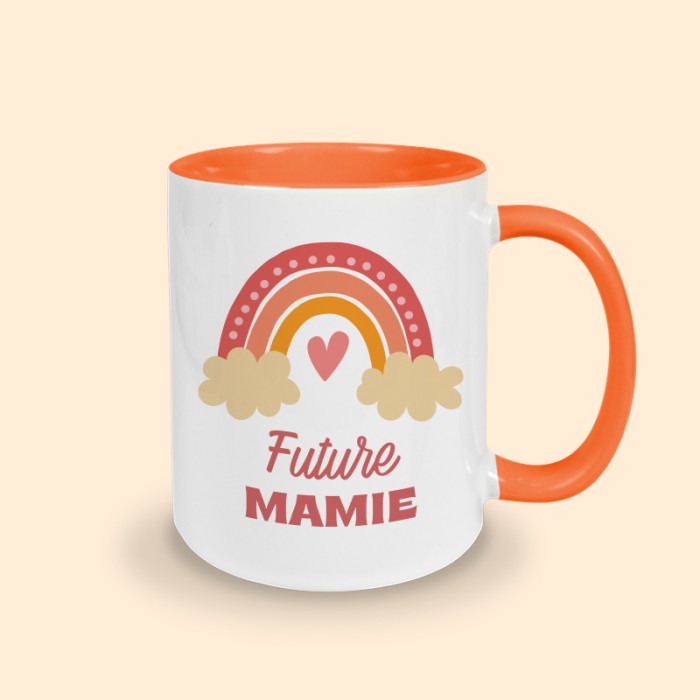mug orange future mamie