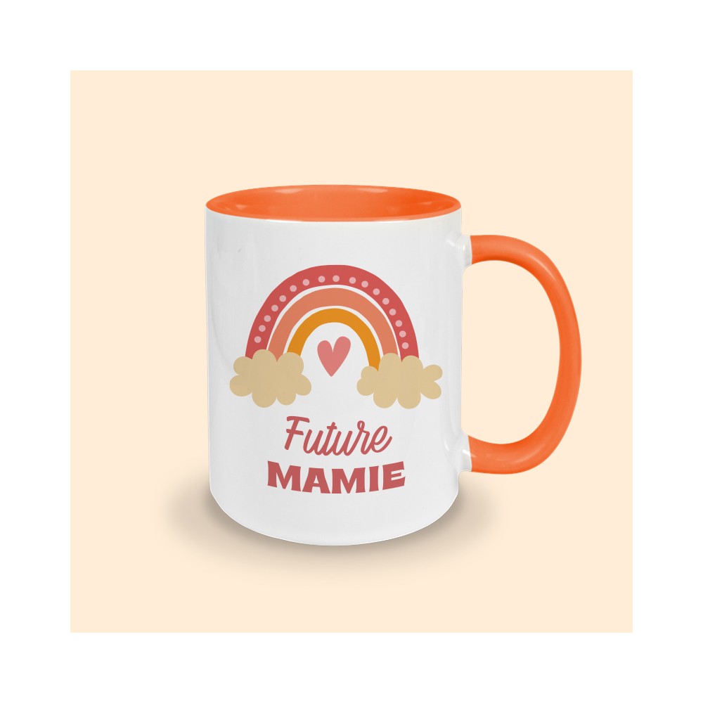 mug orange future mamie