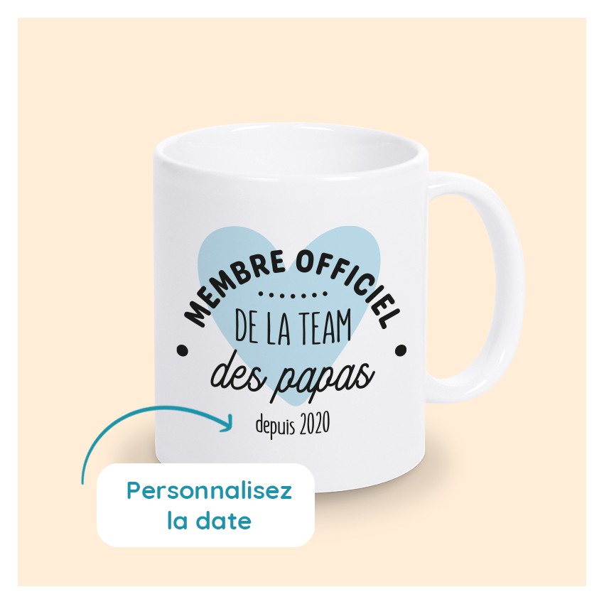 mug personnalisé papa