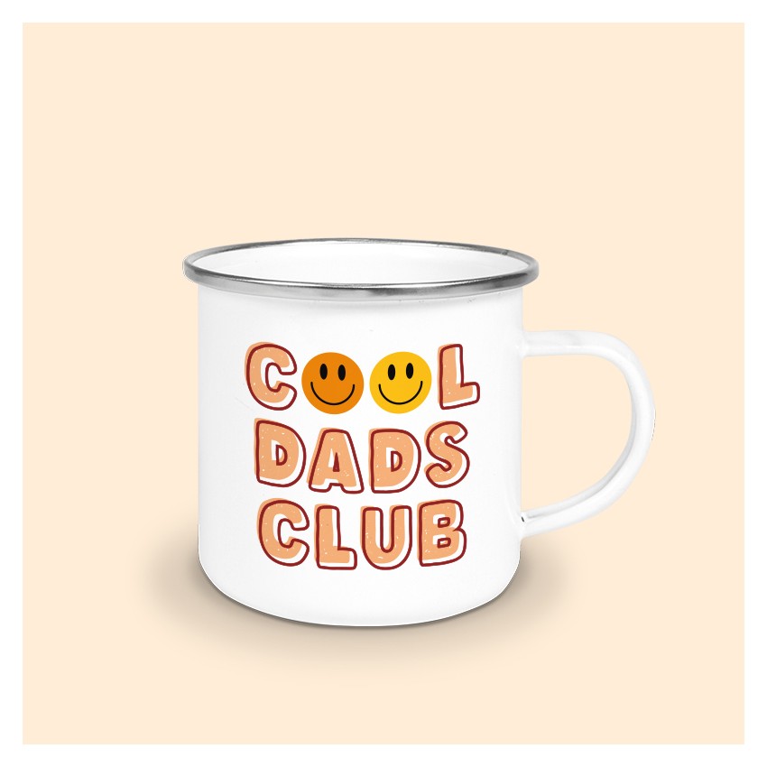mug émaillé cool dads club