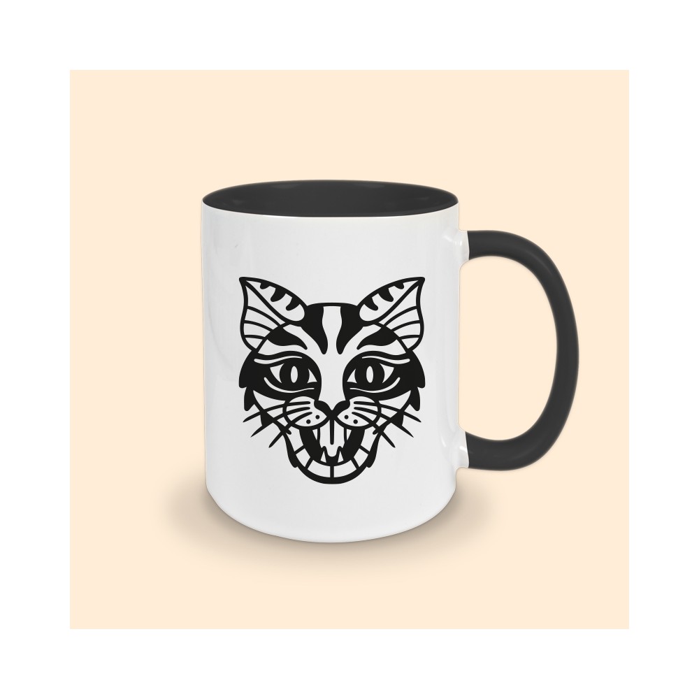 tasse chat noir