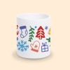 mug motif de noël