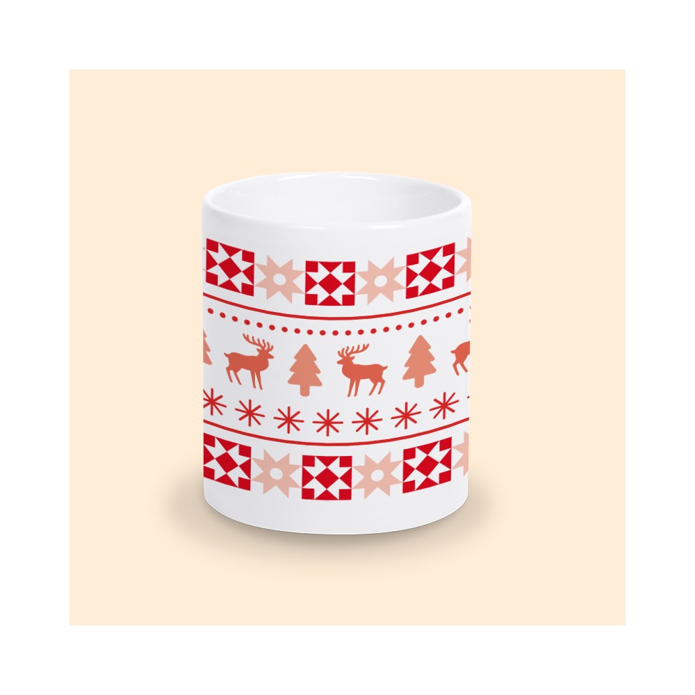 tasse motif noël