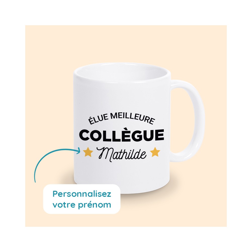 mug collègue personnalisé
