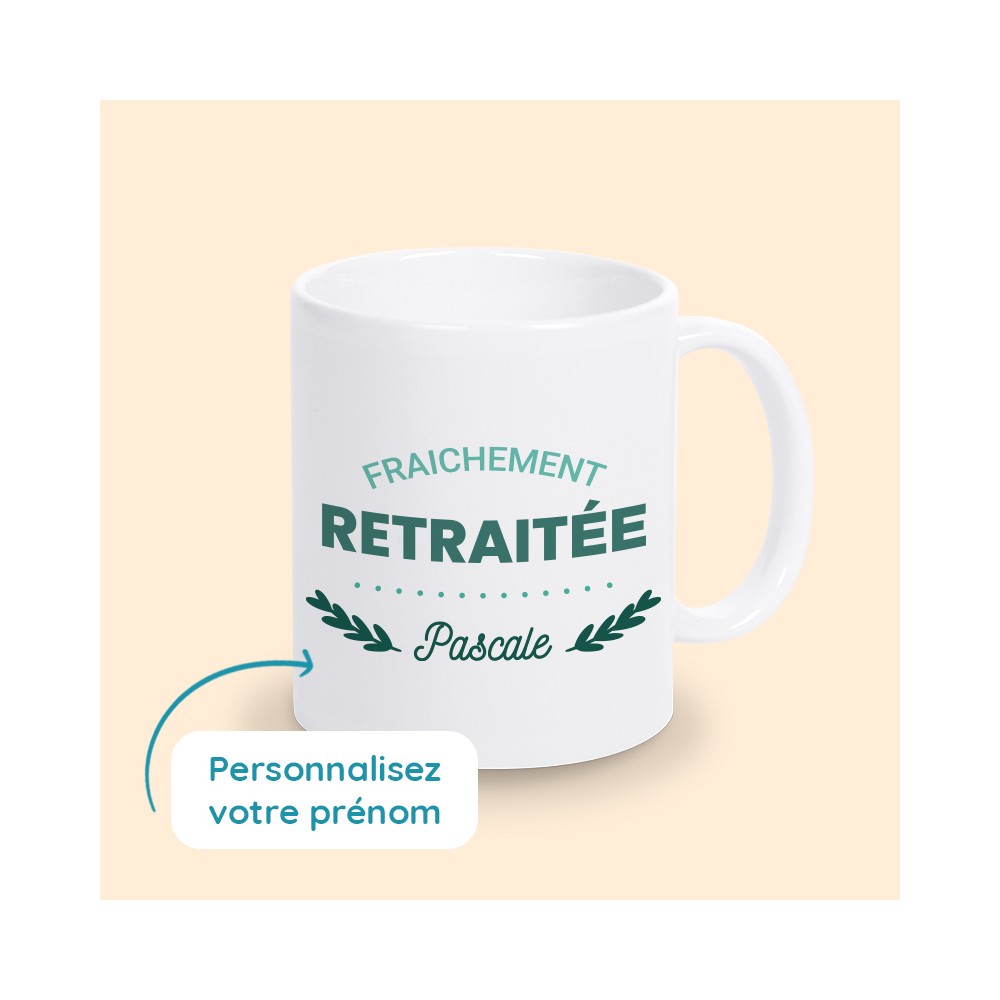 mug retraite personnalisé