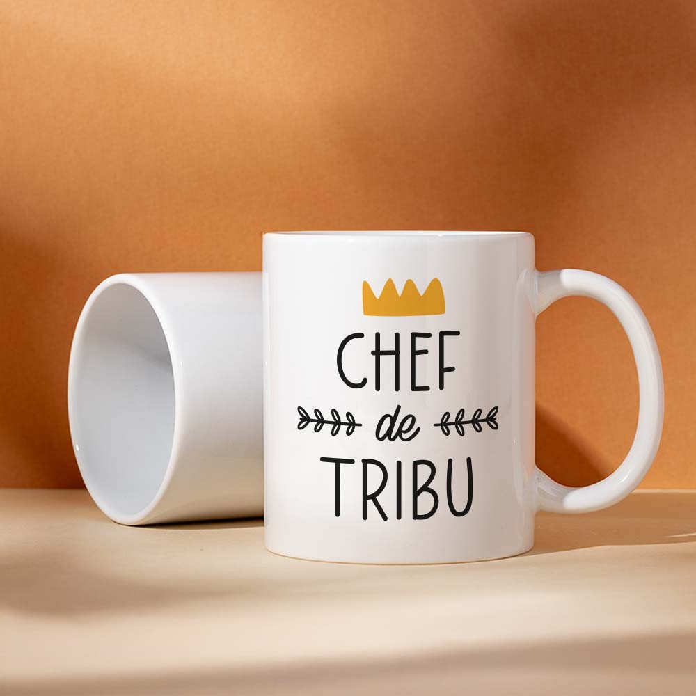 mug cadeau chef de tribu